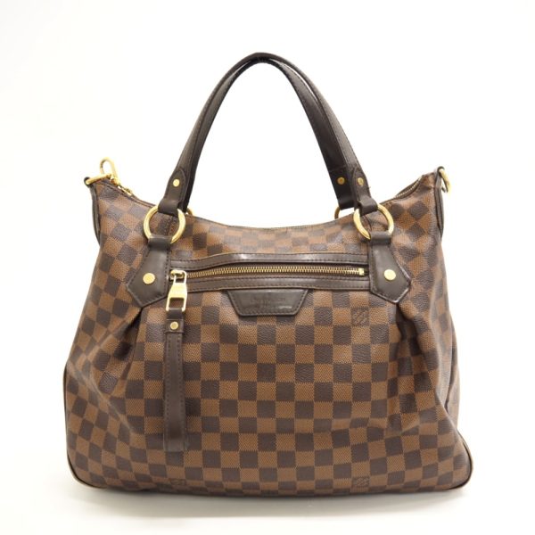 1 Louis Vuitton Evora MM Damier Handbag Brown