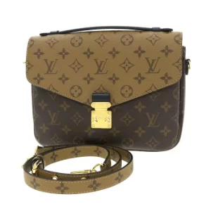 1 Louis Vuitton Monogram Deauville Bowling Vanity Handbag Brown