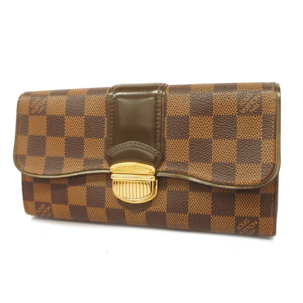 1 Louis Vuitton Bifold Long Wallet Damier Portefeuille Sistine