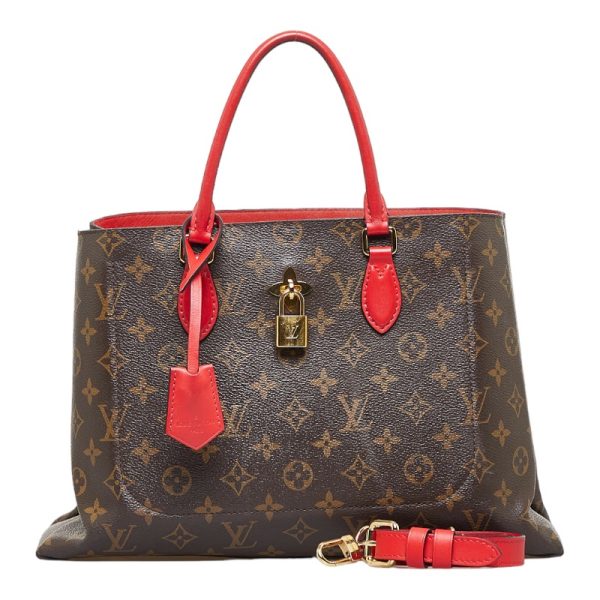 1 Louis Vuitton Monogram Flower Tote Handbag Shoulder Bag