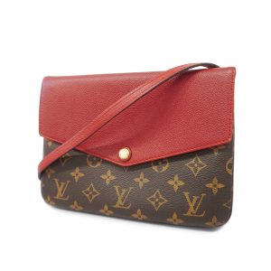 1 Louis Vuitton Petit Bucket PM Shoulder Tote Bag Monogram Brown