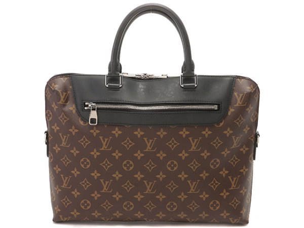 1 Louis Vuitton Porte Documents Ageur Monogram Macassar