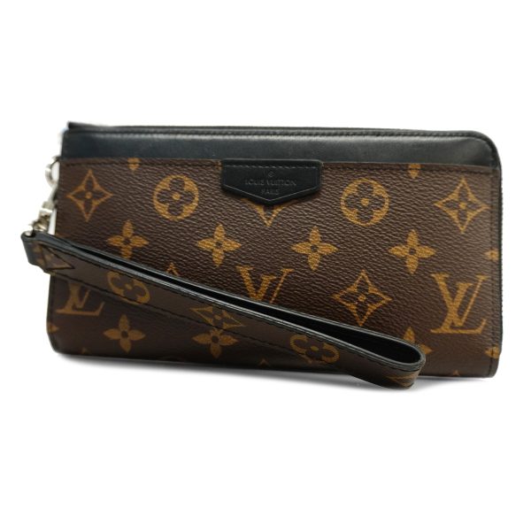 1 Louis Vuitton Long Wallet Monogram Macassar Zippy Dragonne Wallet