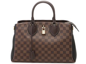 1 Louis Vuitton Westminster PM Damier Ebene Tote Bag Brown