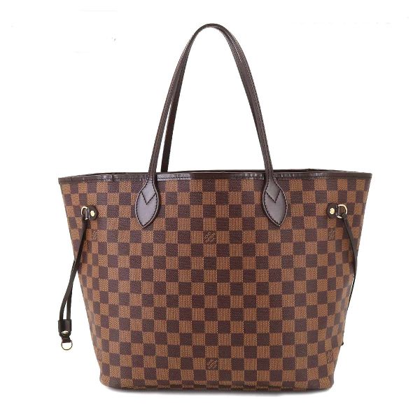 1 Louis Vuitton Damier Neverfull MM Tote Bag Ebene