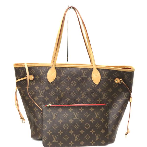 1 Louis Vuitton Neverfull MM Tote Bag Monogram Brown