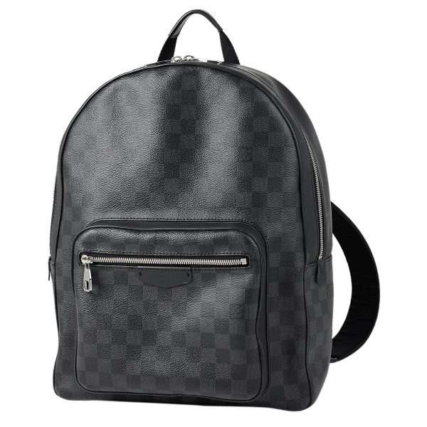 1 Louis Vuitton Josh Backpack Daypack Rucksack Damier Graphite Black