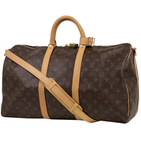 1 Louis Vuitton Keepall Bandouliere Boston Bag Monogram Brown