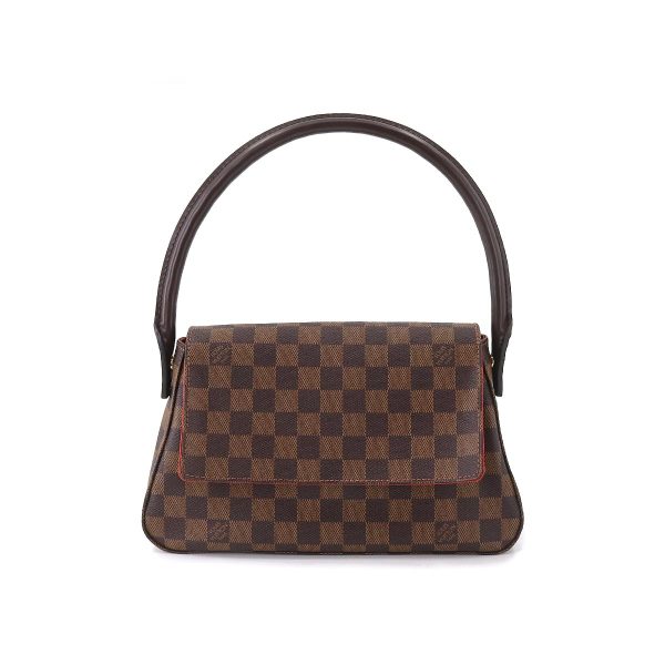 1 Louis Vuitton Damier Ebene Mini Looping Shoulder Bag