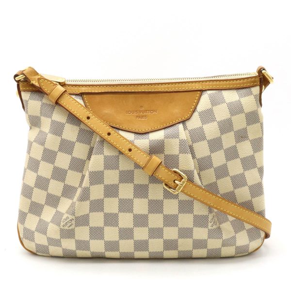 1 Louis Vuitton Damier Azur Siracusa PM Shoulder Bag Crossbody