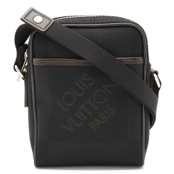 1 Louis Vuitton Damier Jean Mini Citadin Shoulder Bag Pochette Noir Black