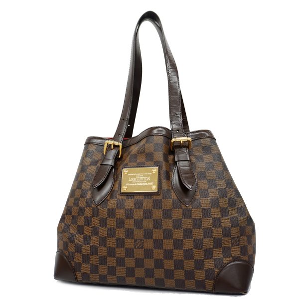 1 Louis Vuitton Tote Bag Damier Hampstead MM