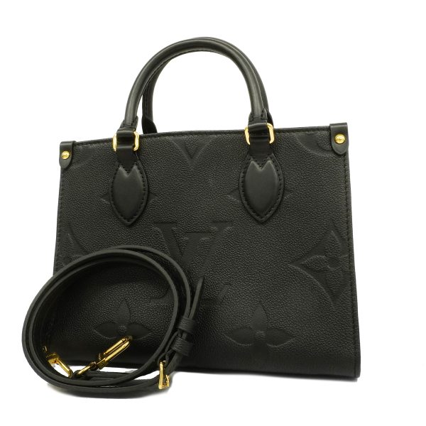 1 Louis Vuitton Monogram Implant On The Go PM Noir Black