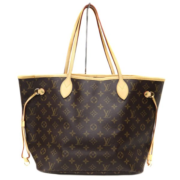 1 Louis Vuitton Neverfull MM Monogram Canvas Brown