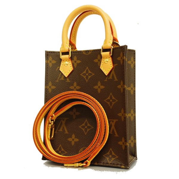 1 Louis Vuitton Monogram Petite Sac Plat Handbag