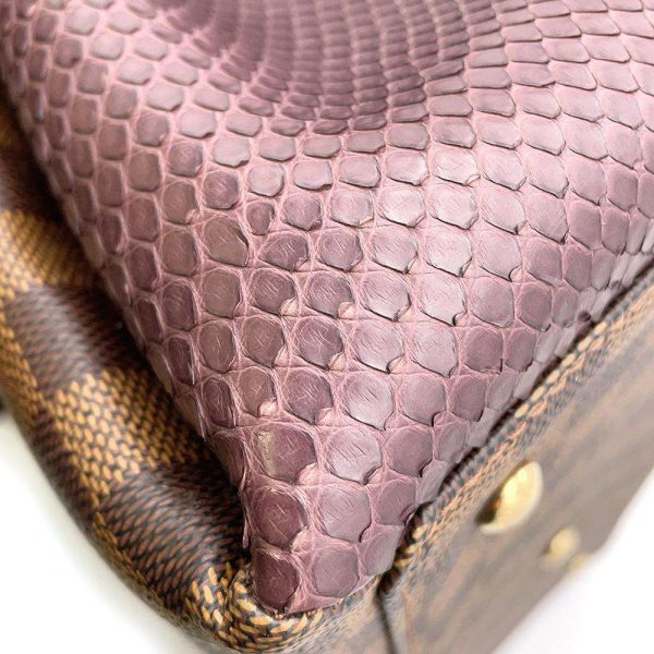 10 Louis Vuitton Handbag Damier Ebene Normandy Python