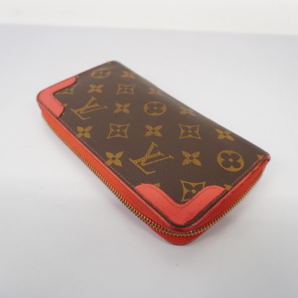 12 Louis Vuitton Long Wallet Monogram Zippy Wallet Retiro Red