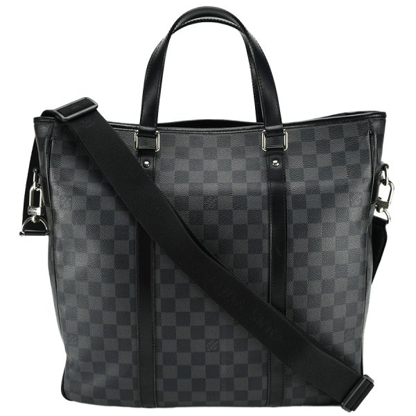 1240001022186 1 Louis Vuitton Tadao Damier Graphite Canvas Tote Bag