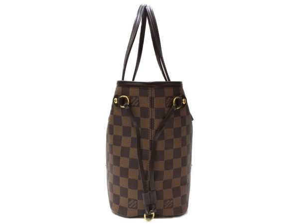 1st Account Louis Vuitton Neverfull PM Tote Bag Pouch Damier Ebene Brown