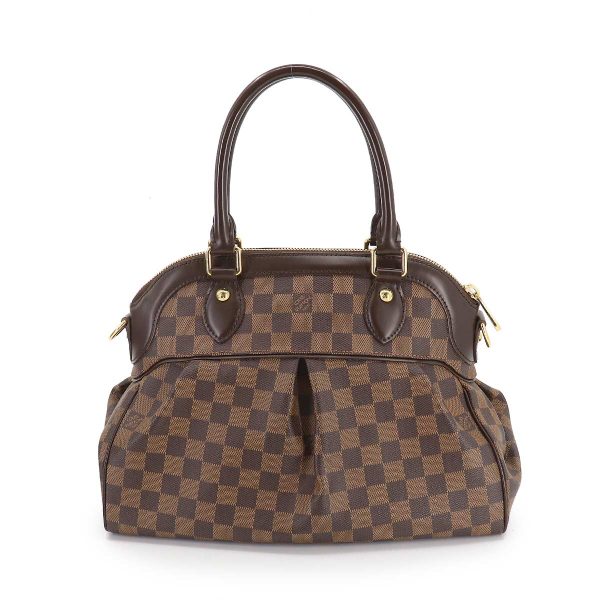 2 Louis Vuitton Damier Trevi PM 2 Way Hand Shoulder Bag Ebene