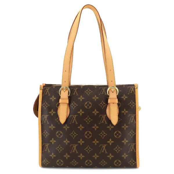 2 Louis Vuitton Monogram Popincourt O Tote Bag Brown Gold Hardware