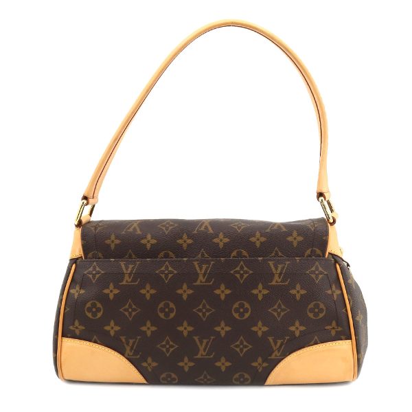 2 Louis Vuitton Monogram Beverly MM Shoulder Bag Brown Gold Hardware