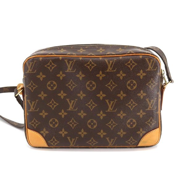 2 Louis Vuitton Monogram Nile Shoulder Bag Brown Gold Hardware