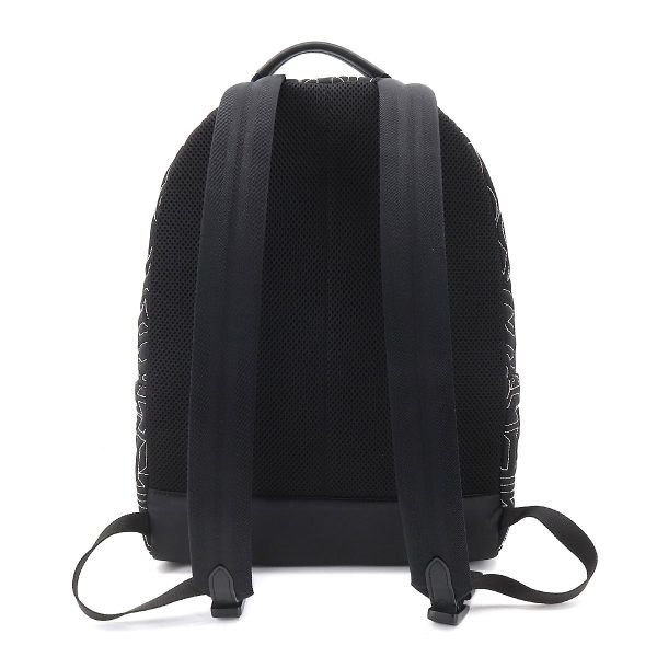 2 Louis Vuitton Backpack Multi pocket Rucksack Nylon Leather Black