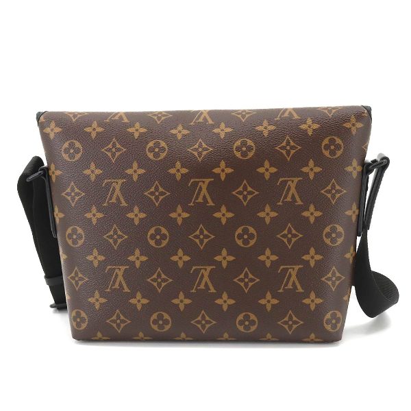 2 Louis Vuitton Monogram Macassar Magnetic Messenger Shoulder Bag Brown Noir