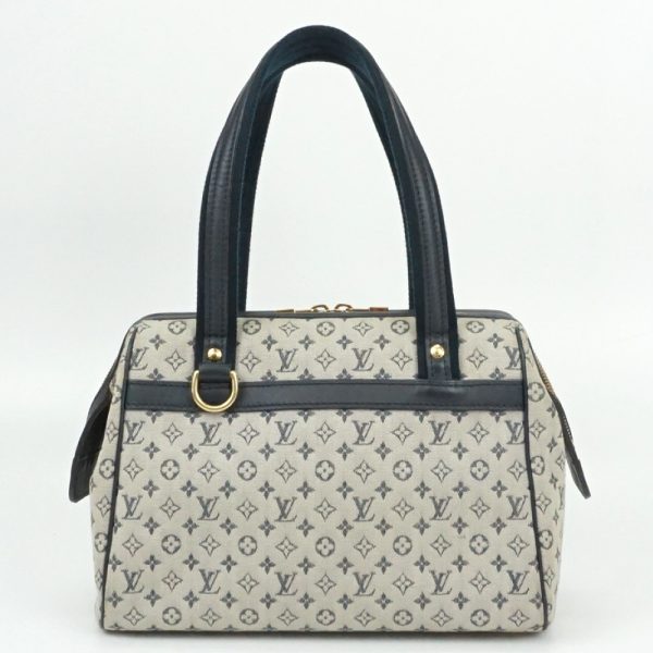 2 Louis Vuitton Josephine PM Monogram Mini Canvas Blue