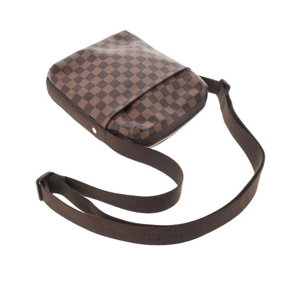 2 Louis Vuitton Damier Ebene Trotteur Brown Canvas Shoulder Bag