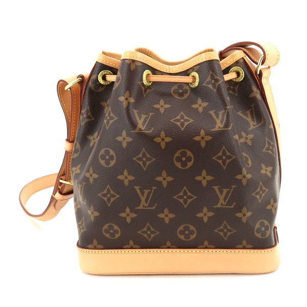 2 Louis Vuitton Monogram Noe BB Shoulder Bag Brown Rfid Gold Metal Fittings