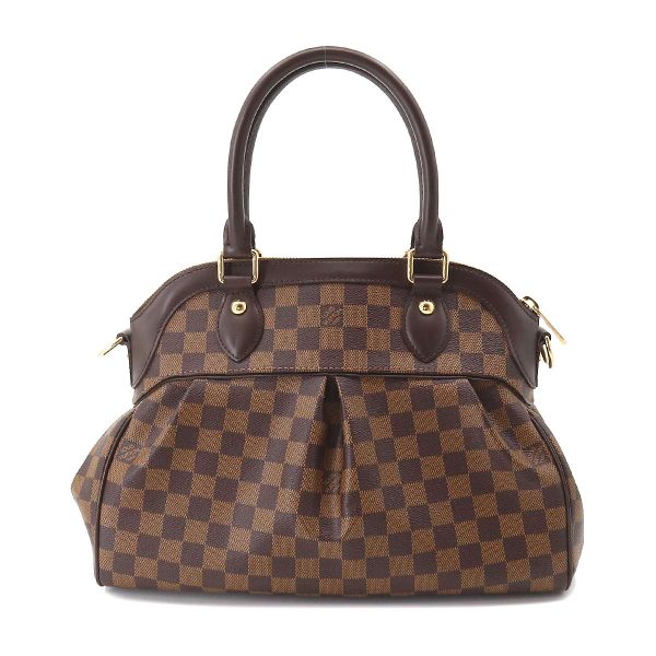 2 Louis Vuitton Damier Trevi PM 2 Way Hand Shoulder Bag Ebene