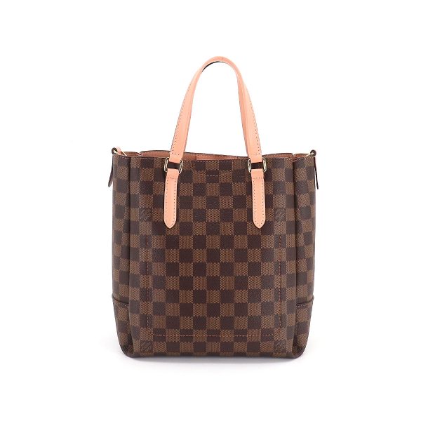 2 Louis Vuitton Damier Belmont Nv BB 2 Way Tote Shoulder Bag Ebene Venus