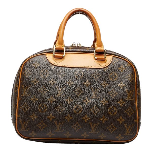 2 Louis Vuitton Monogram Trouville Handbag Brown