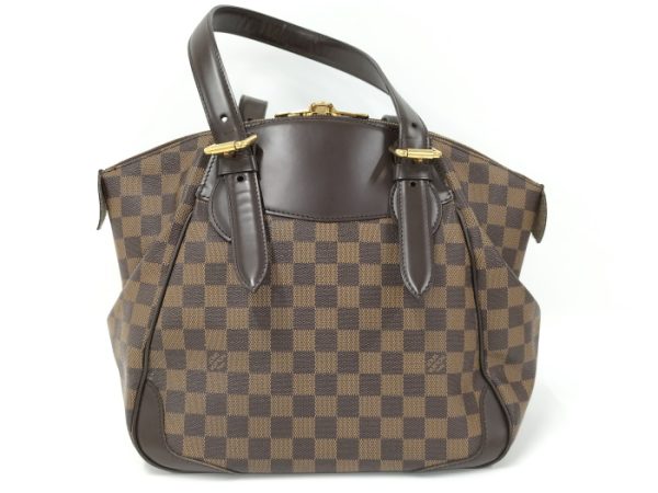 2 Louis Vuitton Verona MM Handbag Damier Ebene Brown