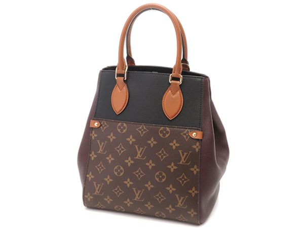 2 Louis Vuitton Fold Tote MM Monogram Shoulder Bag