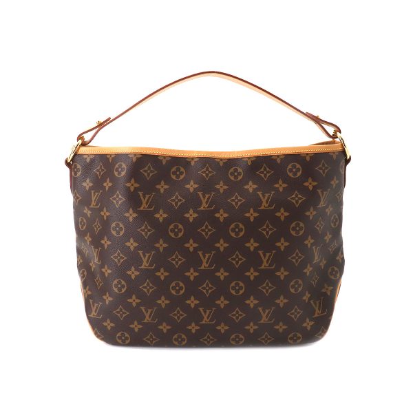 2 Louis Vuitton Monogram Delightful PM Shoulder Bag Brown Gold Hardware