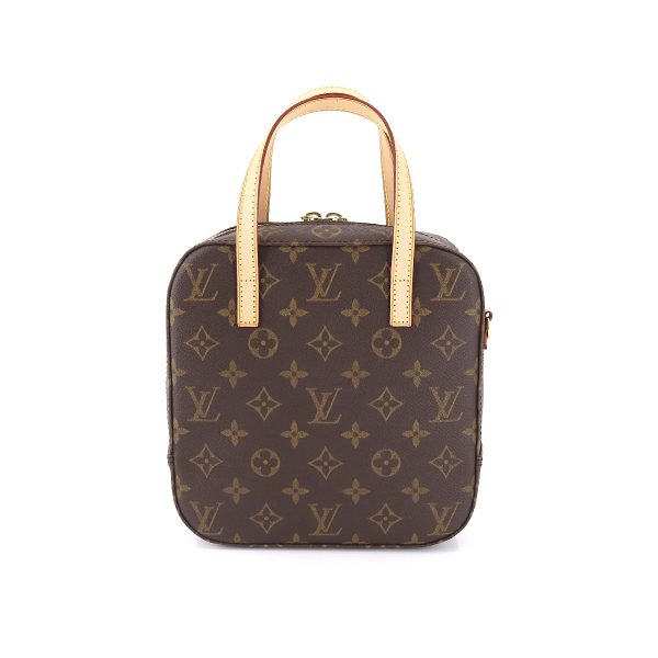 2 Louis Vuitton Monogram Spontini 2way Hand Shoulder Bag Brown