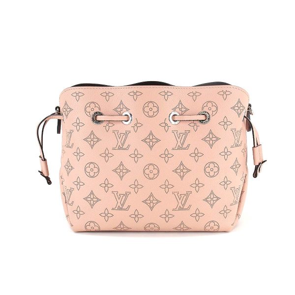 2 Louis Vuitton Mahina Bella Shoulder Bag Leather Magnolia Pink