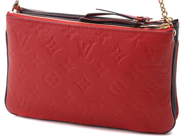 2 Louis Vuitton Monogram Implant Marine Rouge Pochette