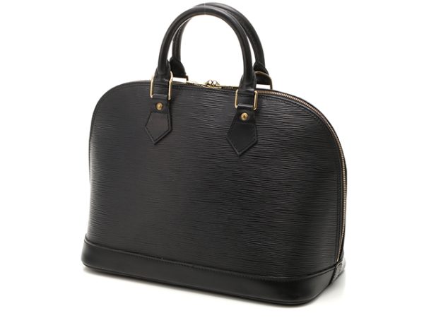 2 Louis Vuitton Alma PM Handbag Noir Epi