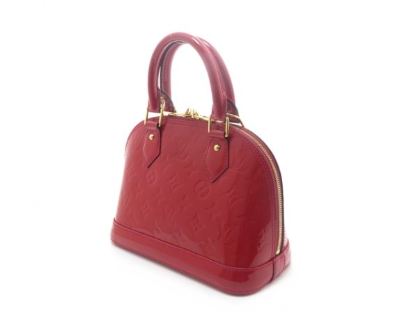 2 Louis Vuitton Alma BB Vernis Rouge Red