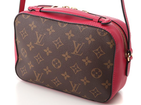 2 Louis Vuitton Shoulder Bag Santonge Monogram Freesia Pink