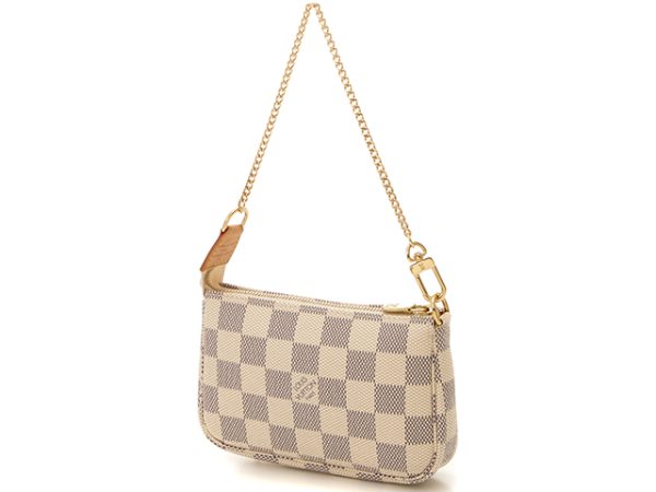 2 Louis Vuitton Mini Pochette Accessoir Damier Azur