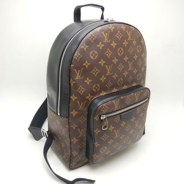 2 Louis Vuitton Josh NV Rucksack Backpack Monogram Macassar Brown