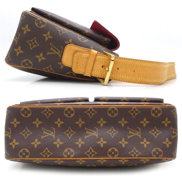 2 Louis Vuitton Monogram Viva Cite GM Shoulder Bag Brown