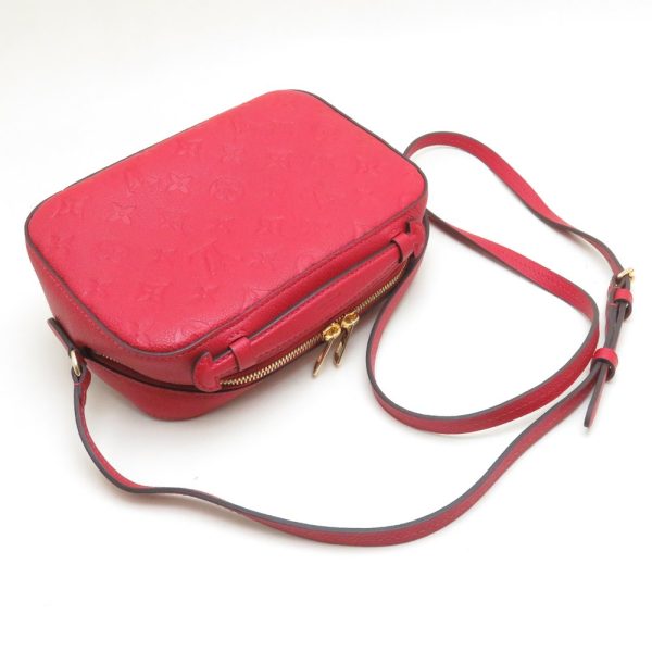 2 Louis Vuitton Santonge Crossbody Shoulder Bag Amplant Scarlet Red