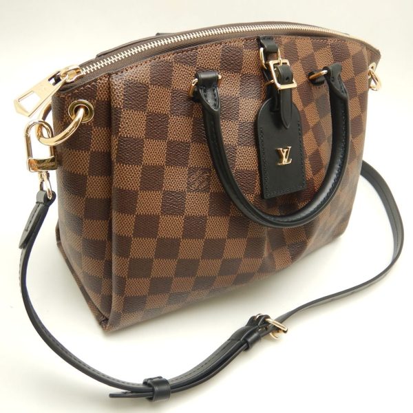 2 Louis Vuitton Odeon NM Damier Ebene Tote PM Handbag