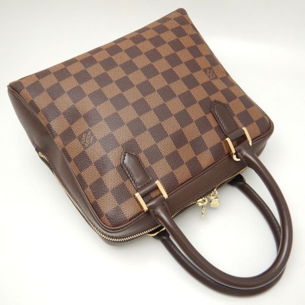 2 Louis Vuitton Damier Brera Handbag Brown